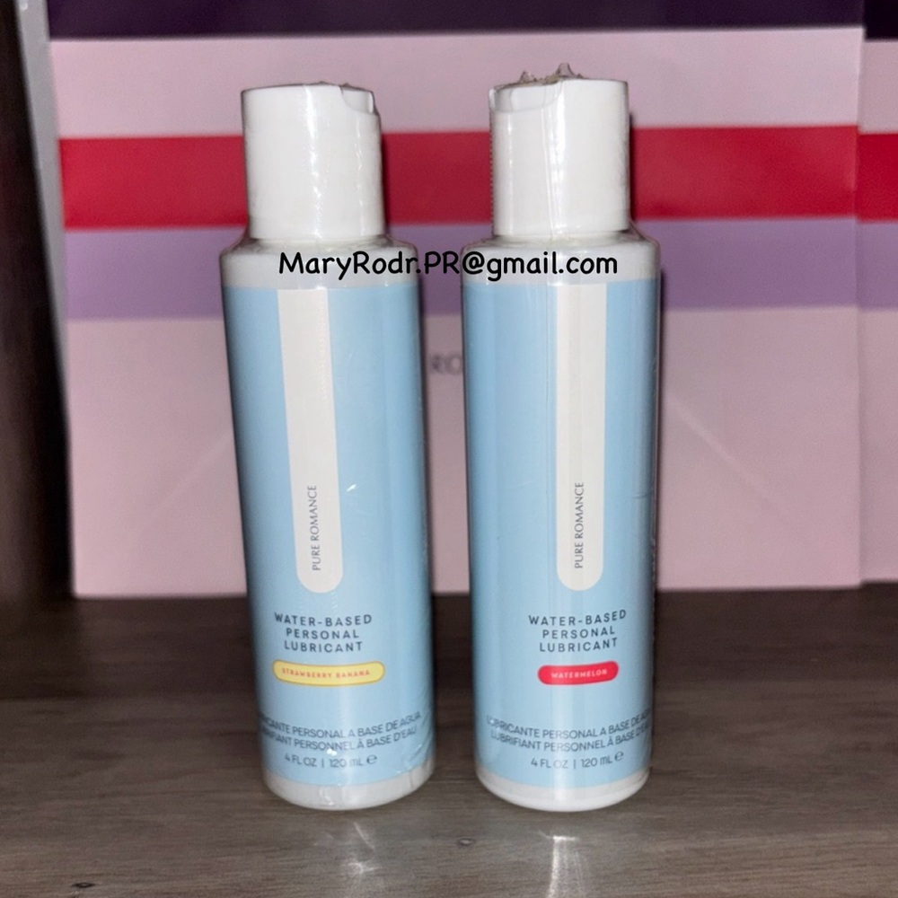 Reformulated Water Based Lubricant Set Strawberry-Banana 🍓🍌 + Watermelon 🍉 💦